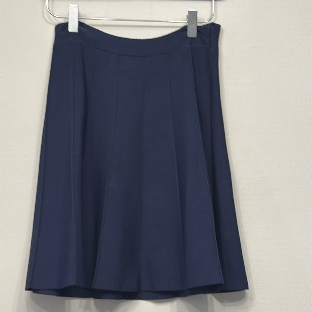 BCBGMaxazria Navy blue skater skirt size s